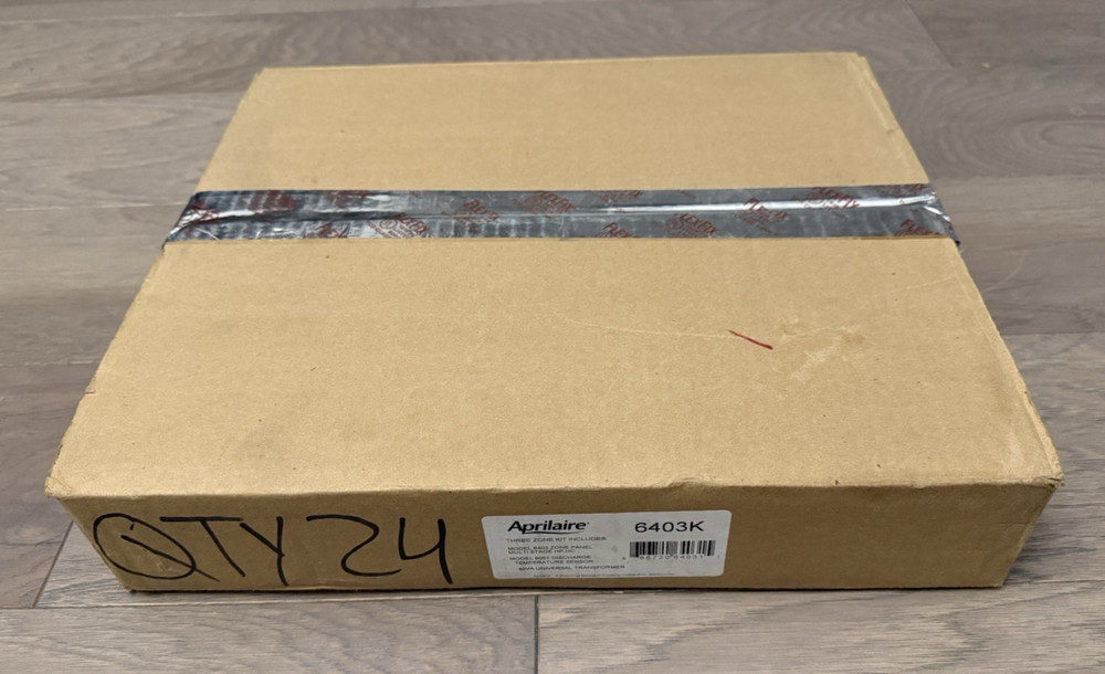 Aprilaire 6403K M-Stage 3-Zone Control Panel Kit DAT Sensor 24V 40VA Transformer