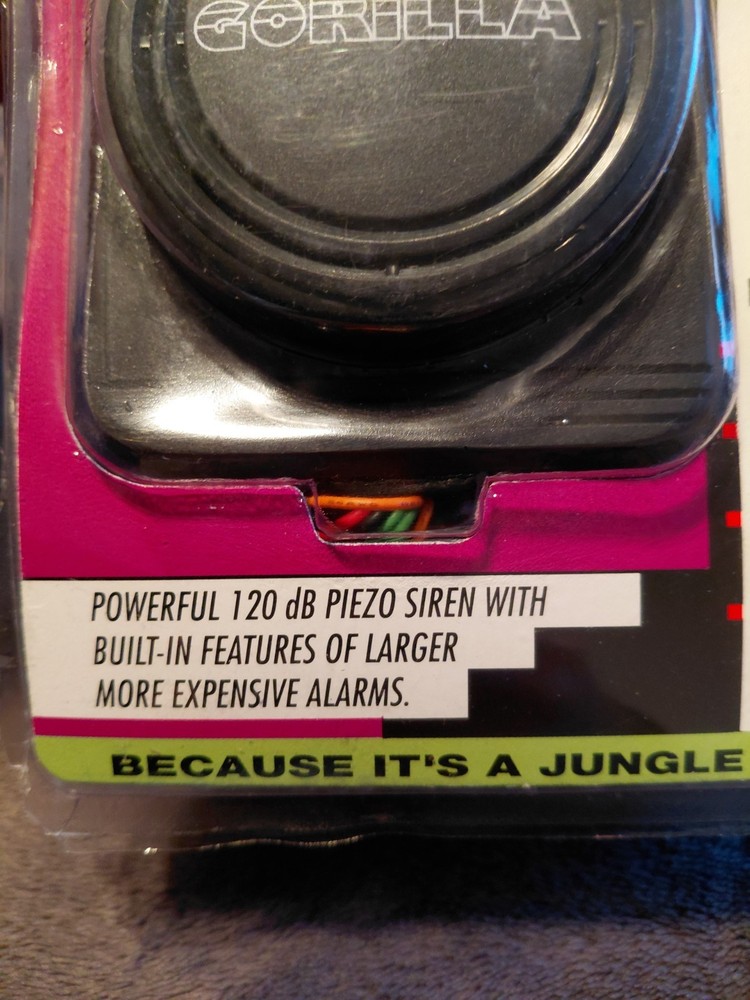 GORILLA Remote Control Auto Alarm with remote control part #007