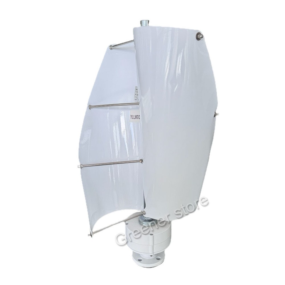 800W 12V/24V Vertical Axis Wind Turbine Generator with Controller Windmill Kit