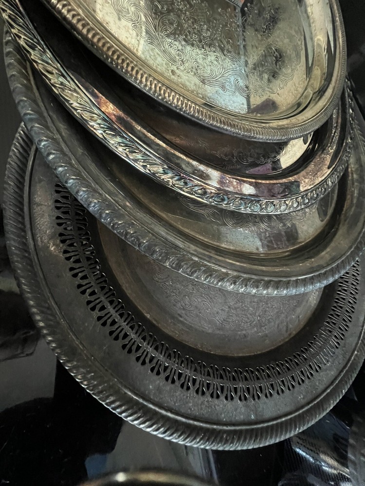 William Roger’s, Oneida & 2 Others Silverplate Trays