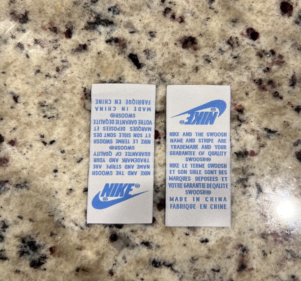 Replacement Nike/Jordan 1 Tongue Tags
