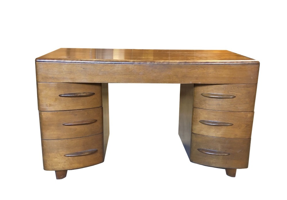 Heywood Wakefield Desk Midcentury Modern Solid Wood