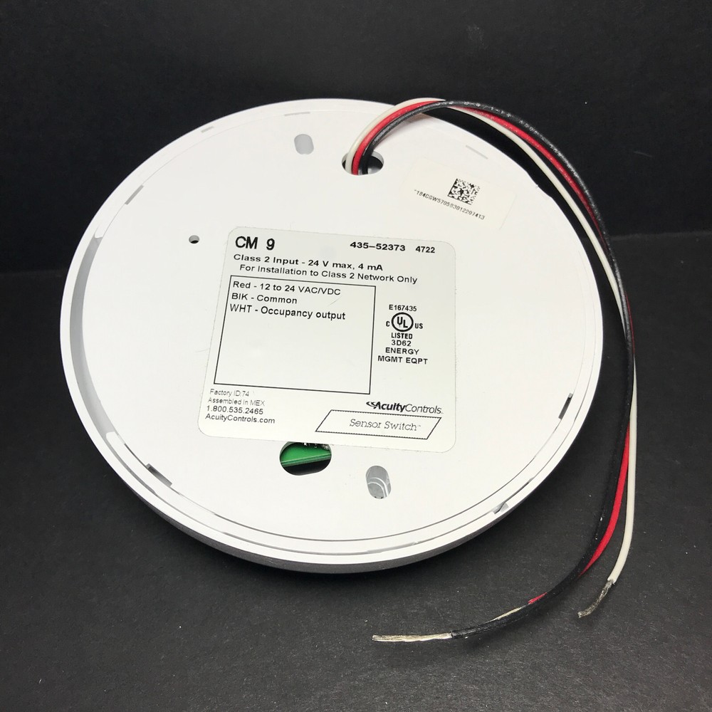 CM 9 Sensorswitch Ceiling Mount Occupancy Sensor Motion NEW Distressed Box