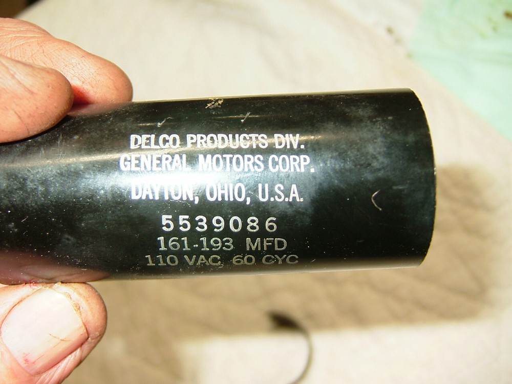 MOTOR START CAPACITOR 161-193 MFD