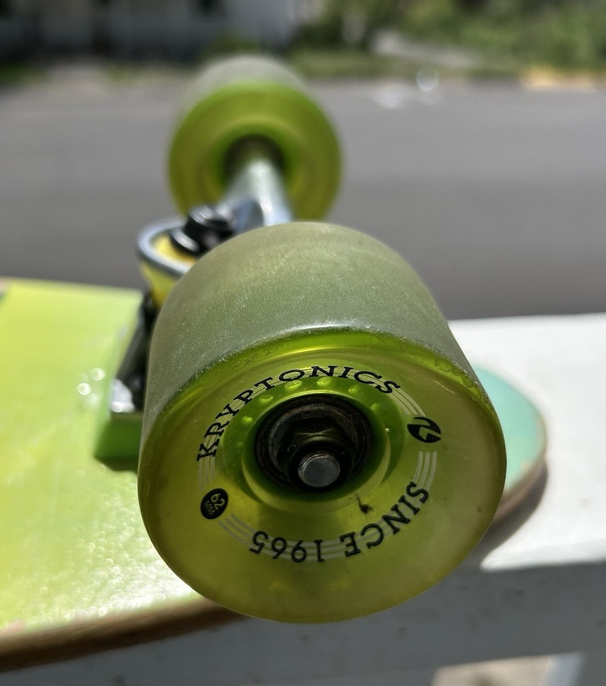 KRYPTONICS Skateboard Sun & Palm Trees 36" Complete Longboard