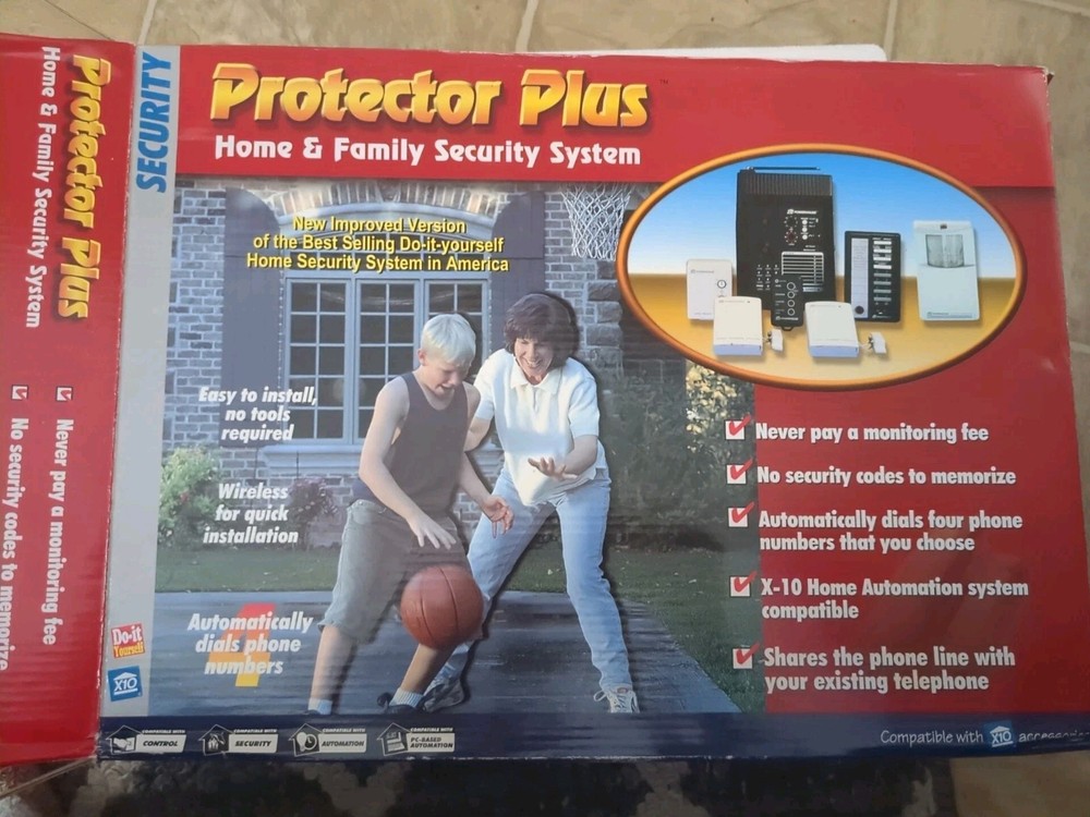Protector Plus Home & Family Security System wireless, auto dials phone