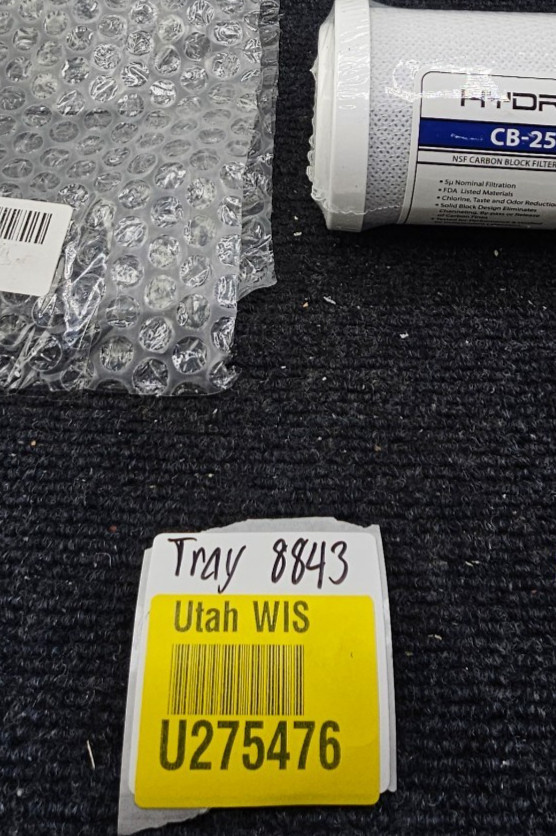 (QTY 3) Hydronix CB-25-0505 NSF Coconut Activated Carbon Block Water Filter