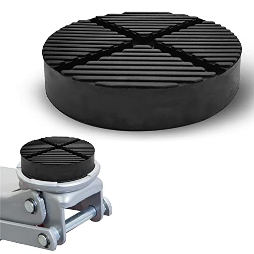 Universal Floor Jack Adapter - Cross Groove Design, Side Frame Rail Protector,