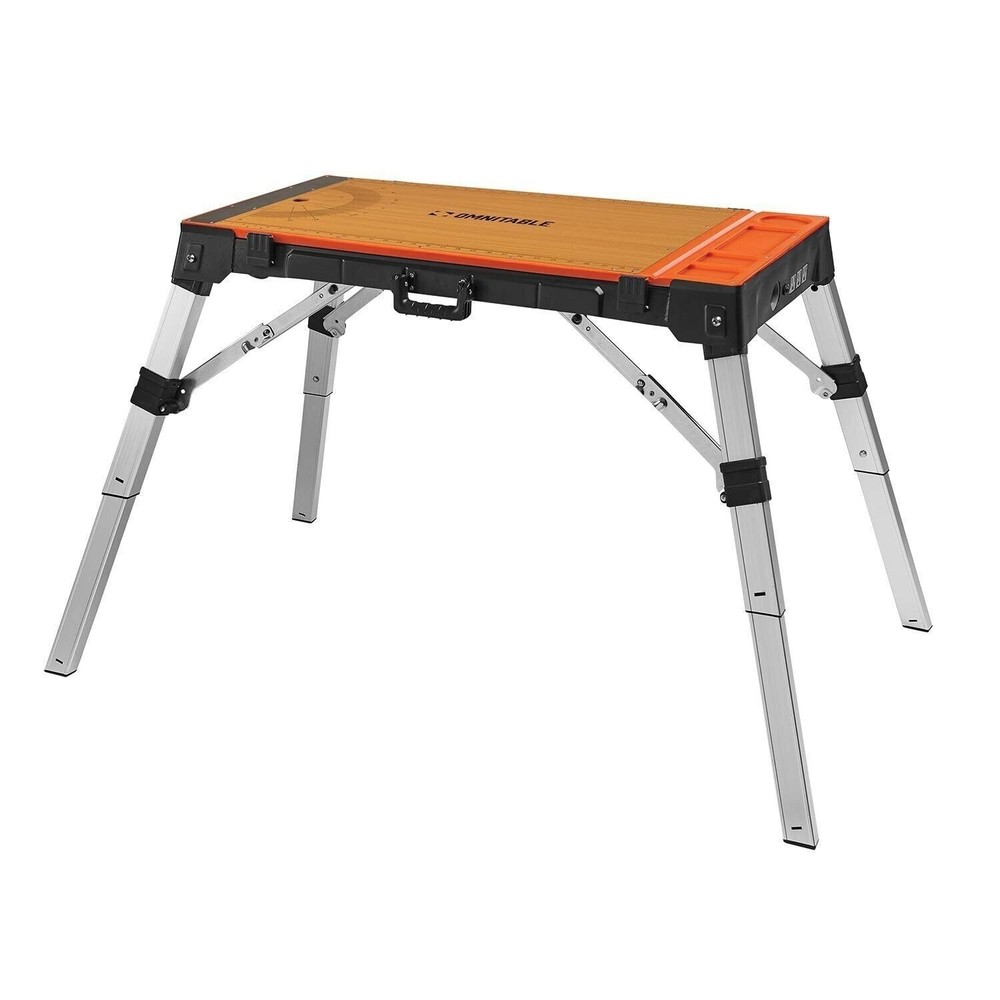 4 in1 Portable Workbench Work Table Dolly Scaffold and Creeper Adjustable Height