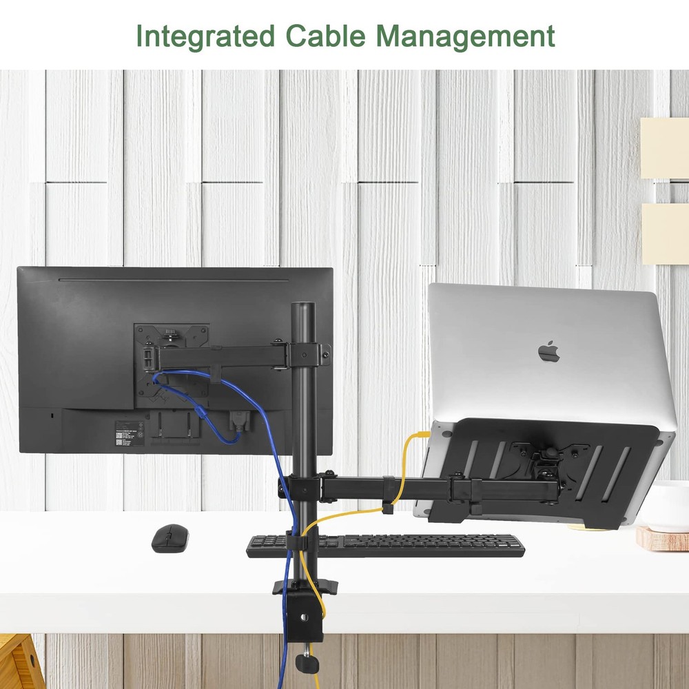 "Monitor & Laptop Mount Fully Adjustable Stand 13""-27"" LCD"