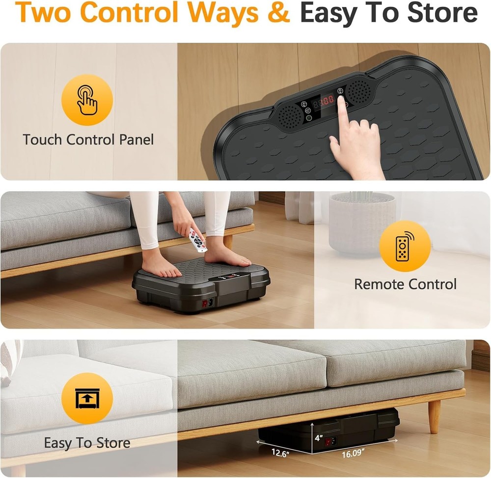 Vibration Plate Exercise Machine,Vibrating Platform for Lymphatic Drainage