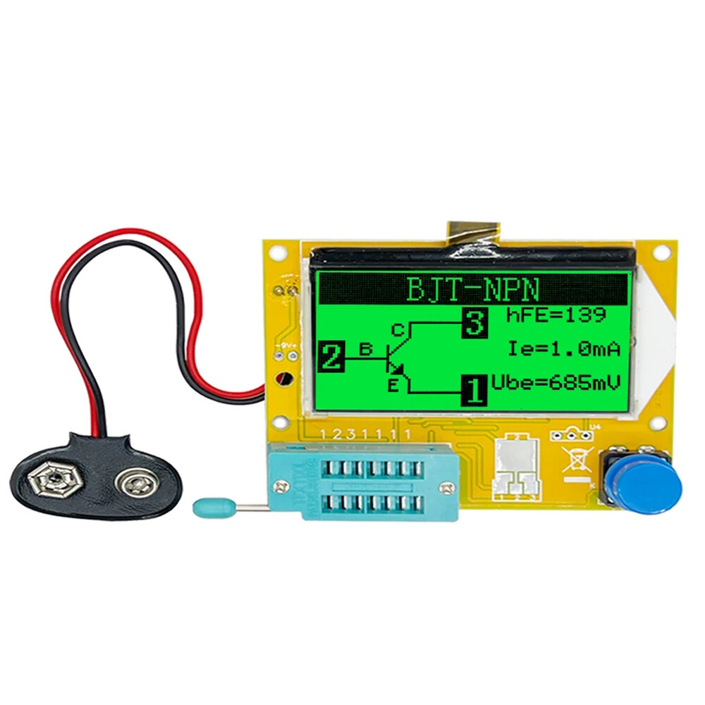 Digital Component Tester Transistor Resistor Diode Capacitor ESR Meter