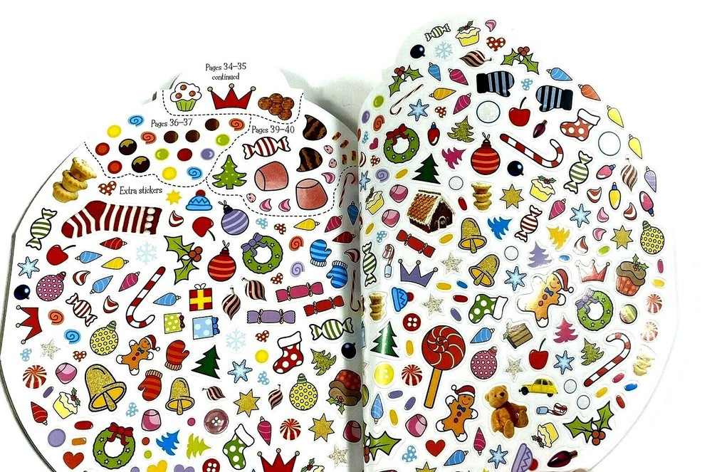 1000 Christmas Stickers Activity Book - NEW