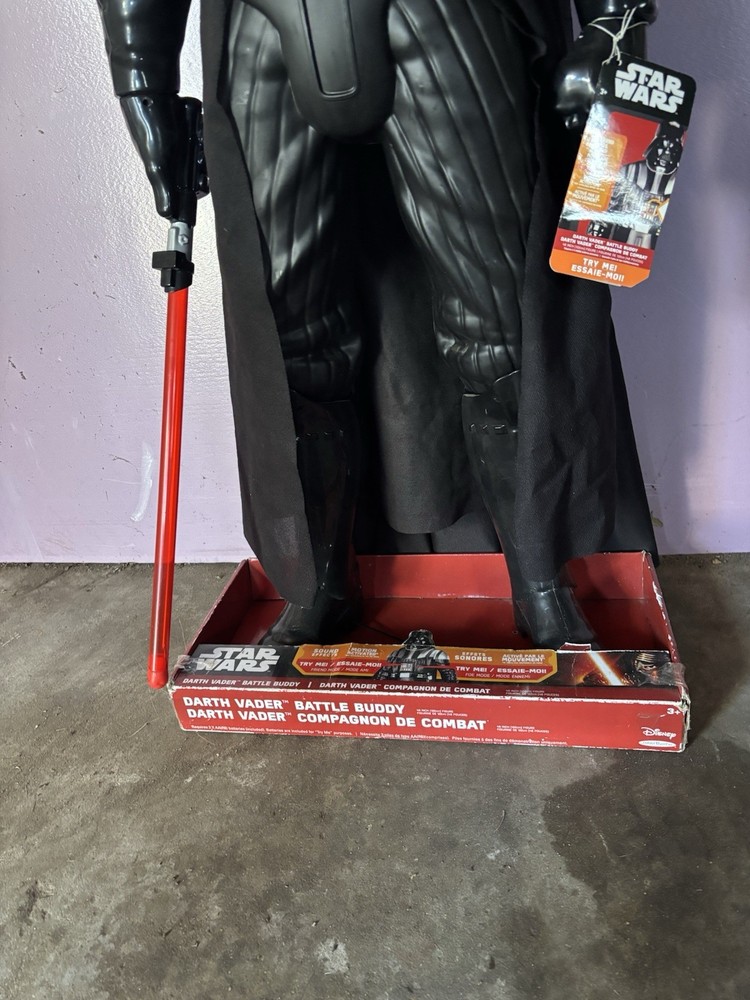 STAR WARS DARTH VADER Battle Buddy-48” Original Box-Talks -Movement