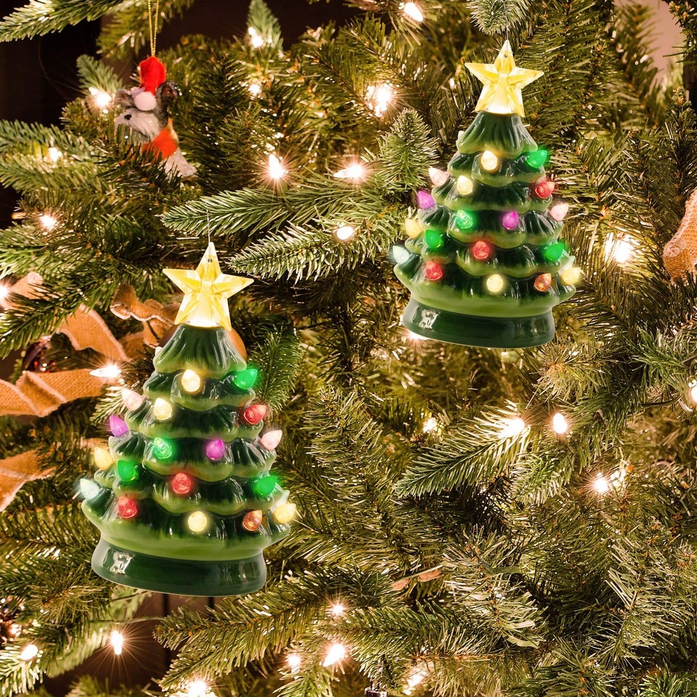 Replacement Lights Bulbs for Ceramic Small - 210PC, Assorted,yellow,white,red