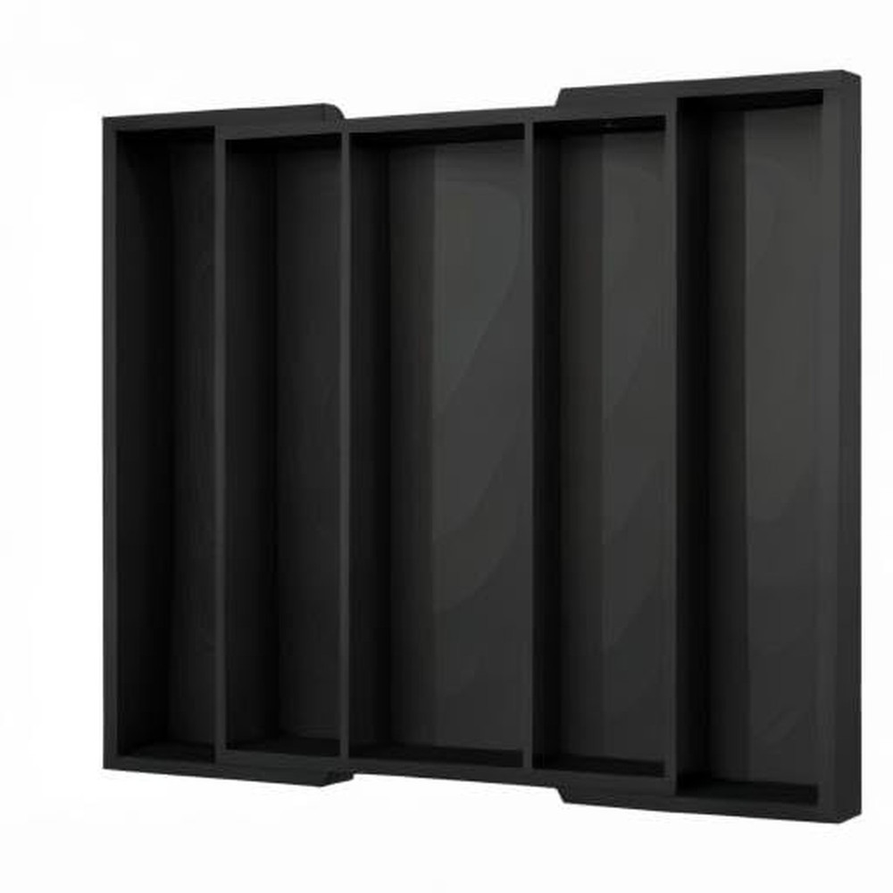 Kitchen Utensil Organizer Silverware Tray - Bamboo Flatware Organizer Expanda...