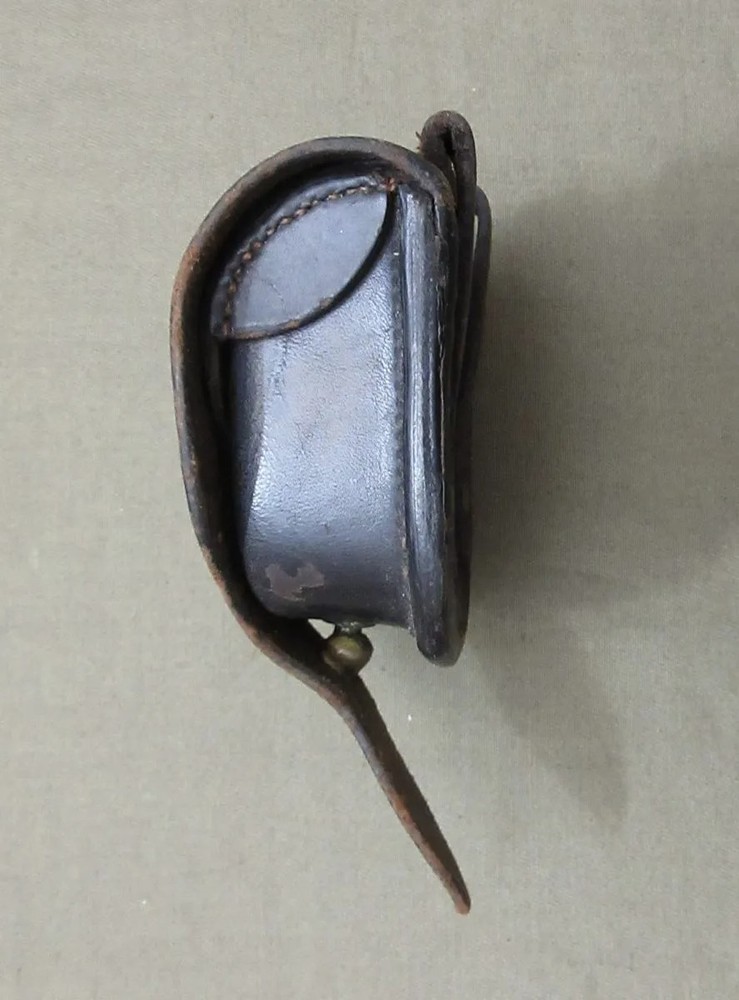 Fine Civil War Cap Box - Complete w/ Wool & Cone Pick