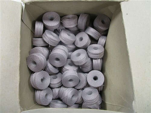 ROBINSON THREAD CO POLYESTER SEWING MACHINE BOBBIN SET OF (155) GRAY