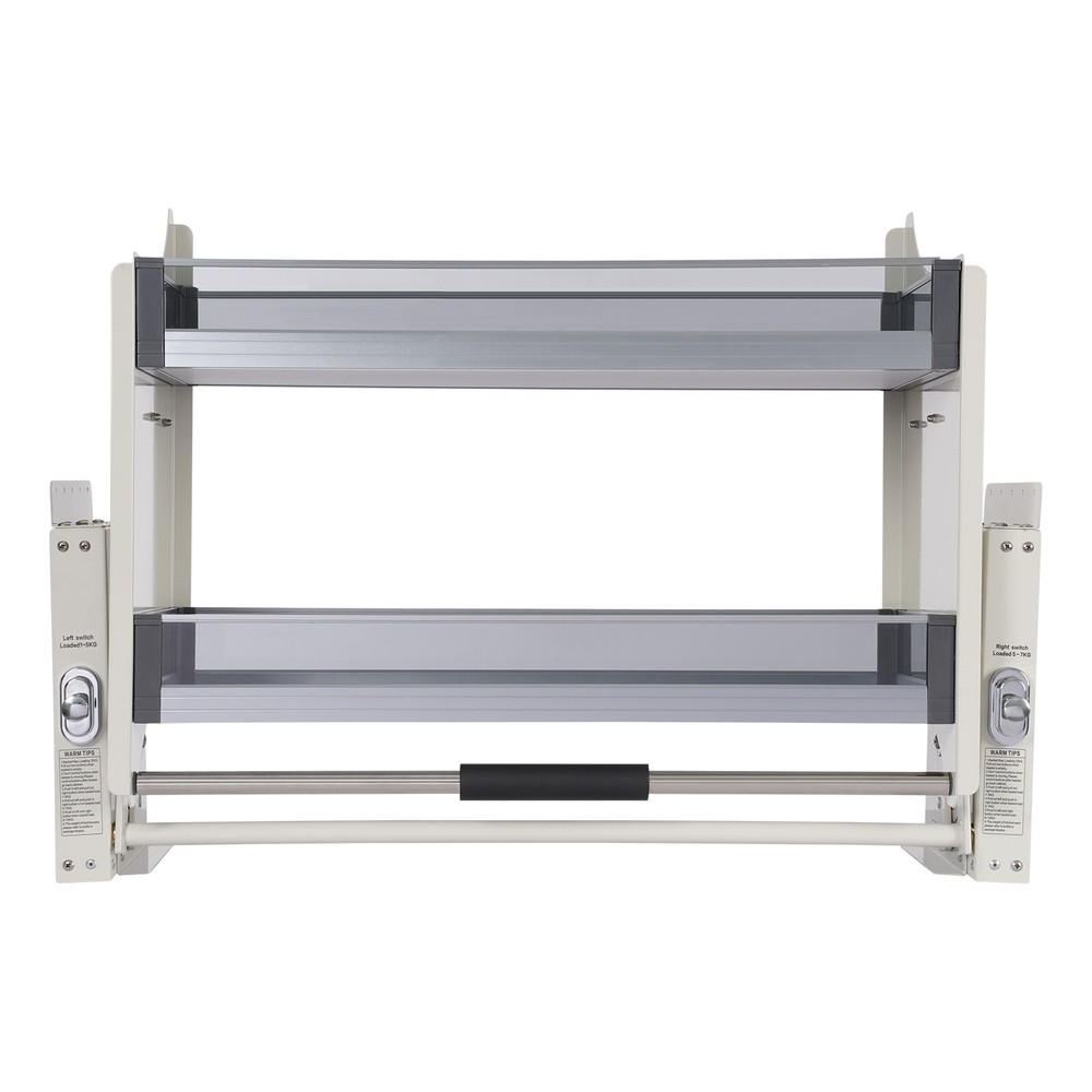 2-Tier Pull Down Shelf Upper Wall Cabinet Storage Organizer For 24inch Cabinet