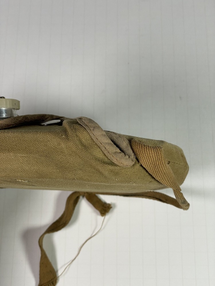 Vintage Palco Aluminum Water Canteen 2 Quart with Canvas Cover & Strap
