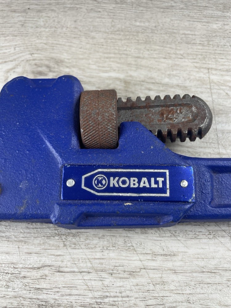 Kobalt OEM 14” Cast Iron Pipe Wrench, Blue