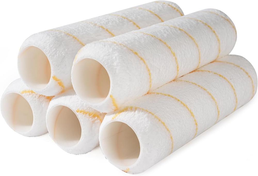 Paint Rollers, 5 Pack, 9 Inch Paint Roller Covers, Microfiber Paint Rollers, Cov