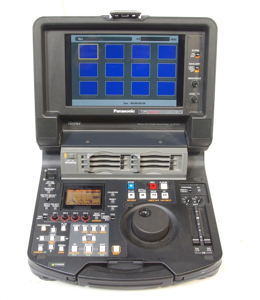 Panasonic AJ-HPM110 P2HD Memory Card Portable Recorder / Player
