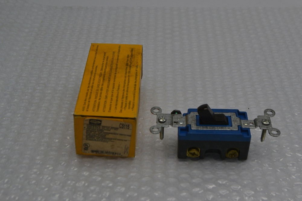 HUBBELL CS115 SWITCH BROWN NSMP.