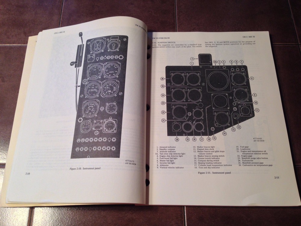 Bell Sioux TH-13T Helicopter Operators Manual