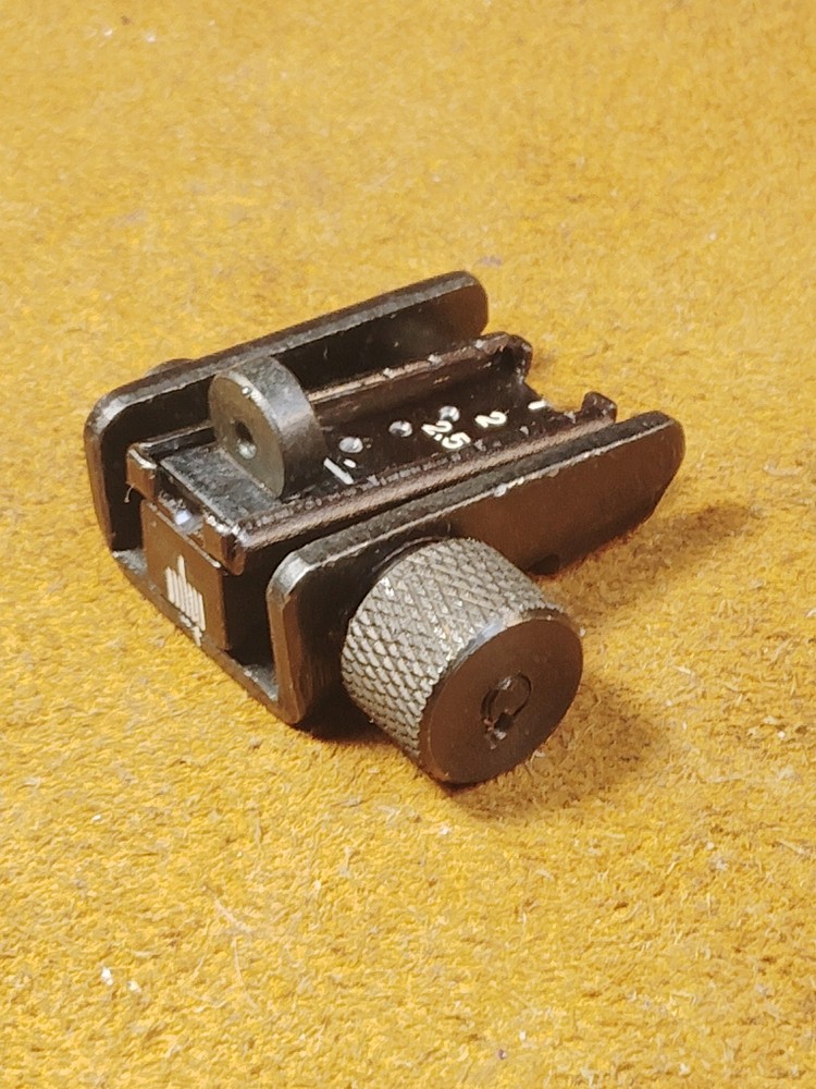 WWII M1 Carbine Rear Sight Stamped