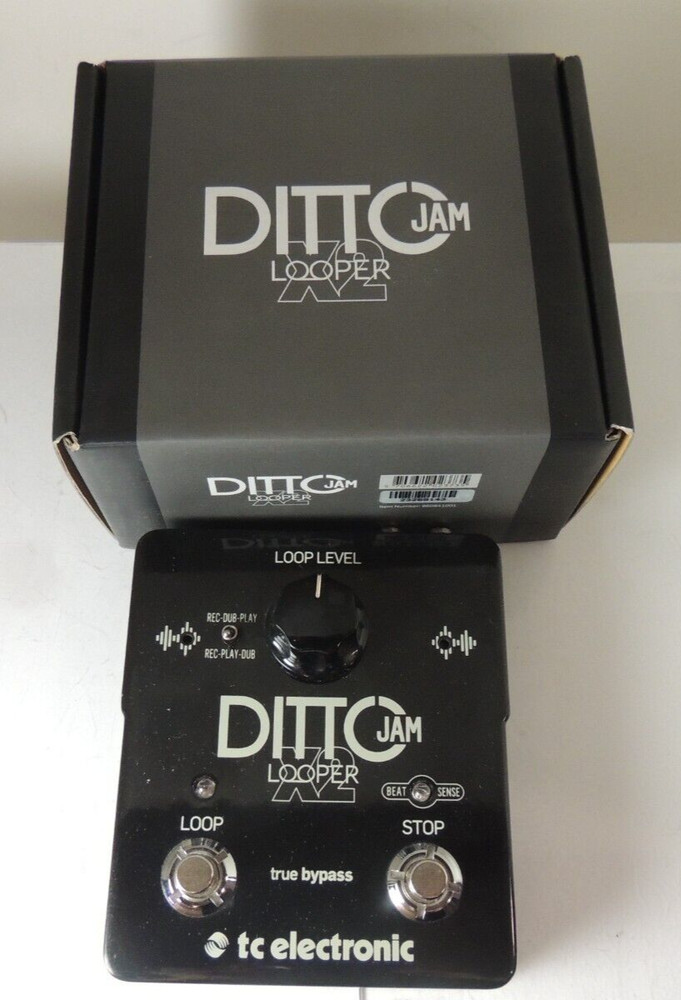TC Electronics Ditto x2 JAM Looper Effects Pedal w/Original Box & Mic