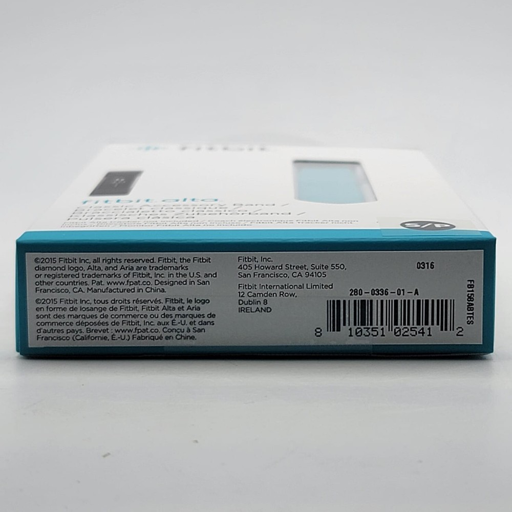 Fitbit Alta Classic Accessory Band Light Blue Size Small (S/P) Sealed Box