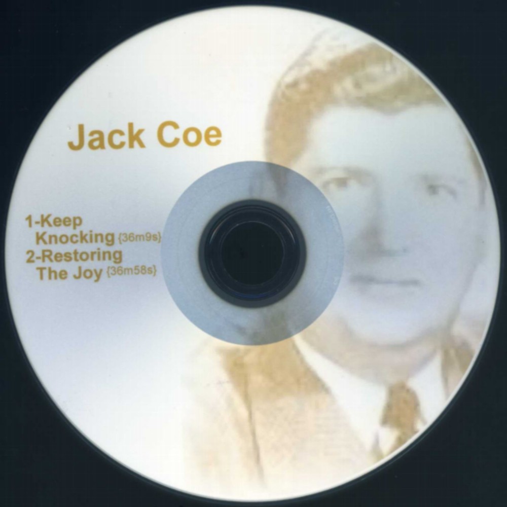 Jack Coe - Audio Collection - 15 Audios - on 8 Cd's