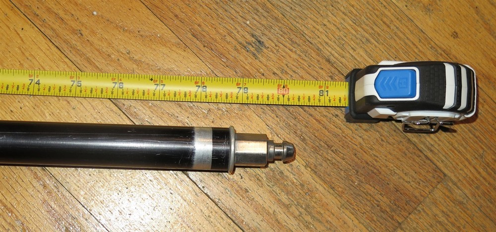 Trimble 4' Extending Survey Prism Pole with Bubble Level & Flat Base - 54" - 80"