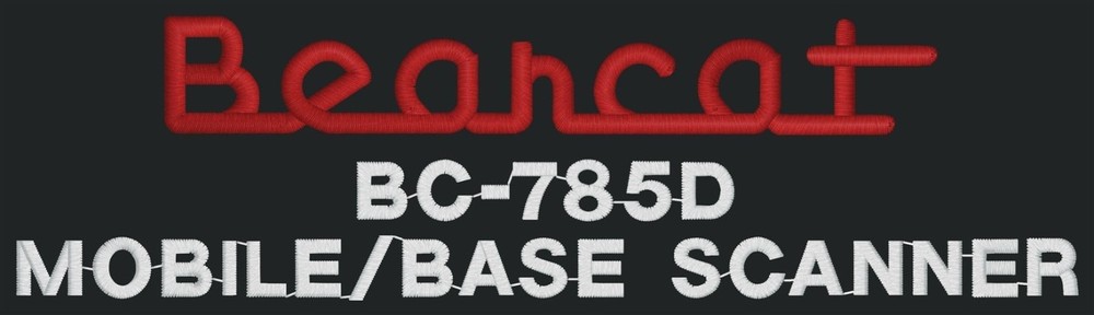 Premier Series Bearcat BC-785D Dust Cover