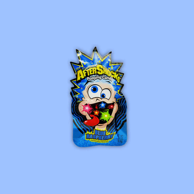Aftershocks Popping Candy Blue Raspberry .33oz (China) Exotic Snacks