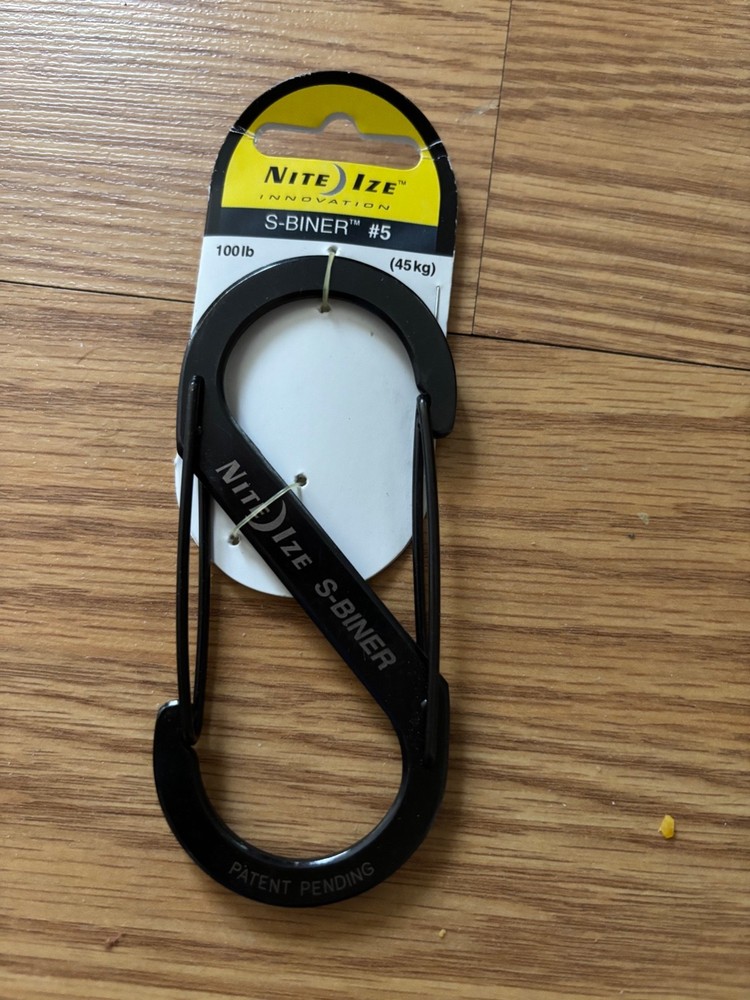 NITEIZE  S-BINER    SB5-03-01  BLACK STAINLESS STEEL