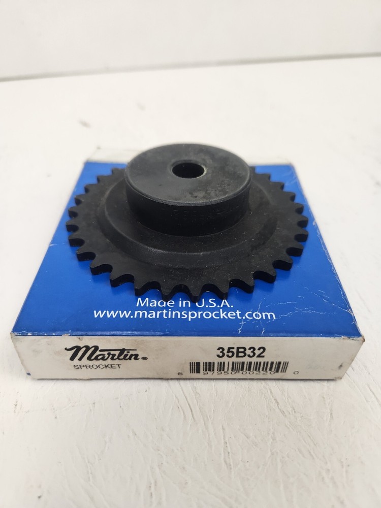 Martin 35B32-1/2 Roller Chain Sprocket 1/2" Bore 32T