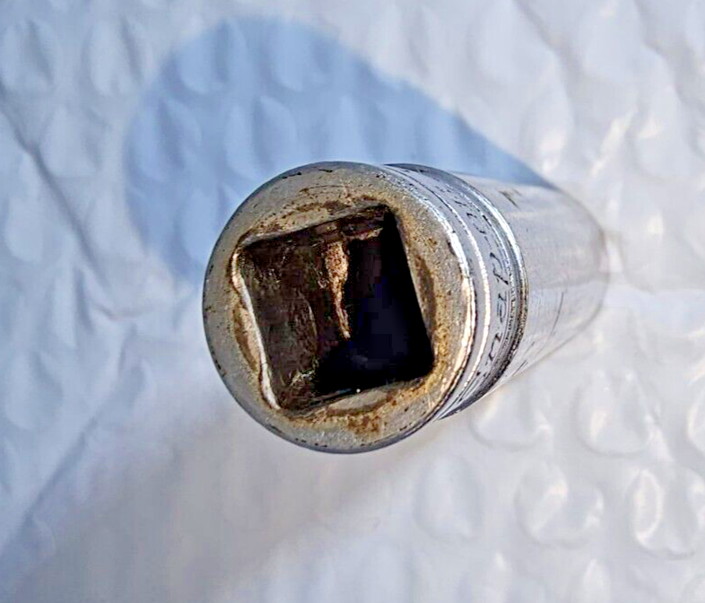 SNAP ON SFS161, 3/8" DRIVE, 1/2" SOCKET, 2.1" DEEP/HIGH, 6 POINT.