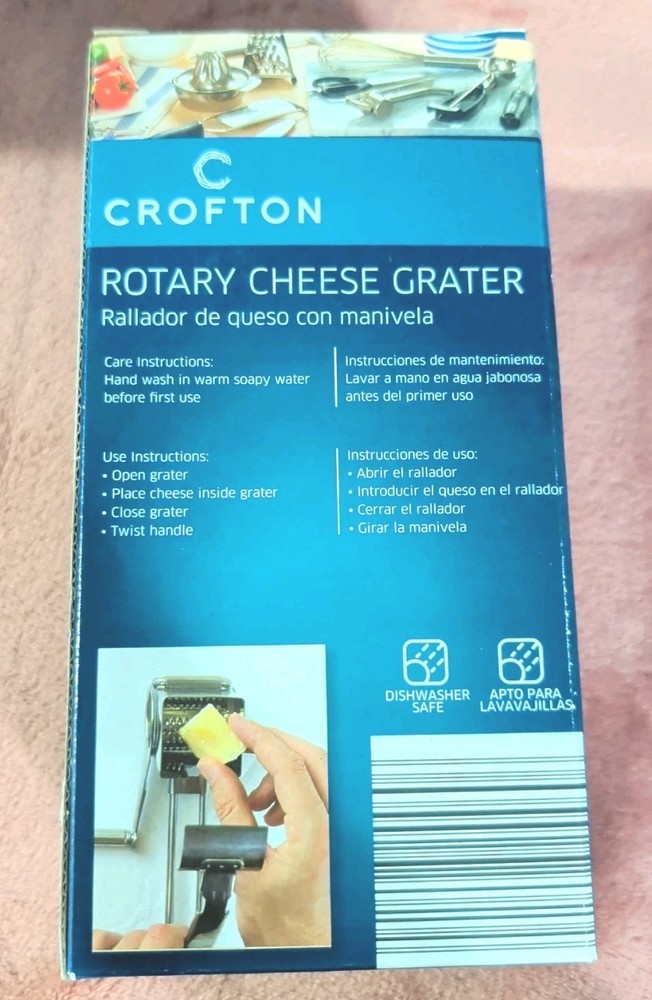 🧀 Crofton Rotary Cheese Grater – Open box 🧀
