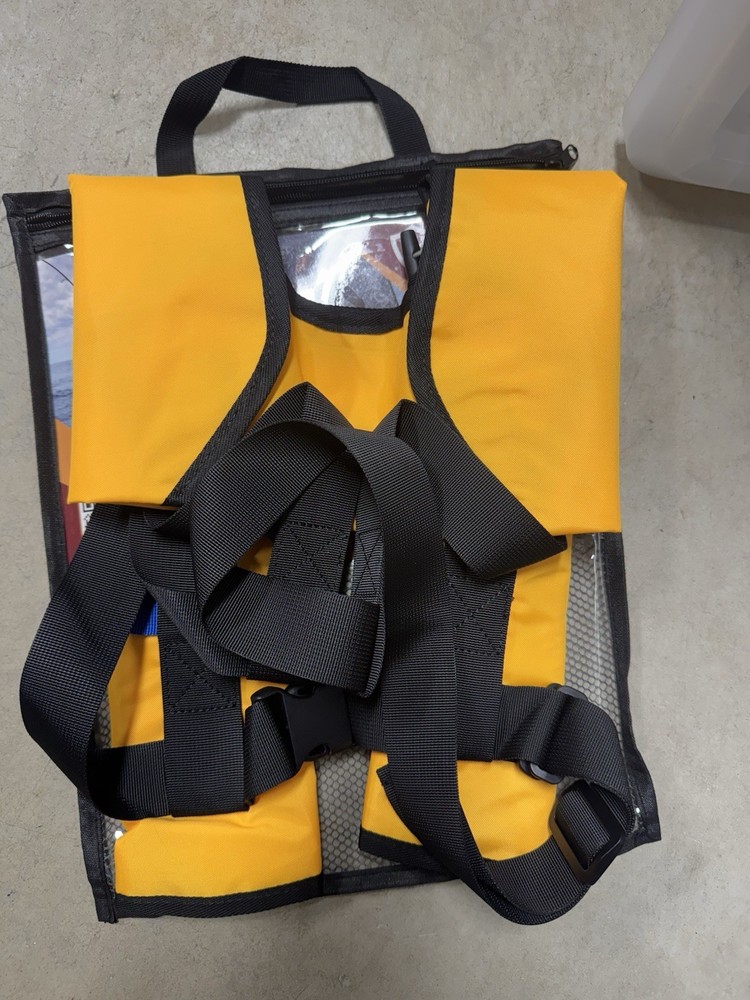 Eyson Safety Inflatable Life Jacket- Yellow/Black