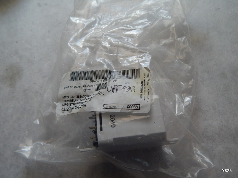 120VAC Input Time Delay Relay Struthers-Dunn 388ACQSOX