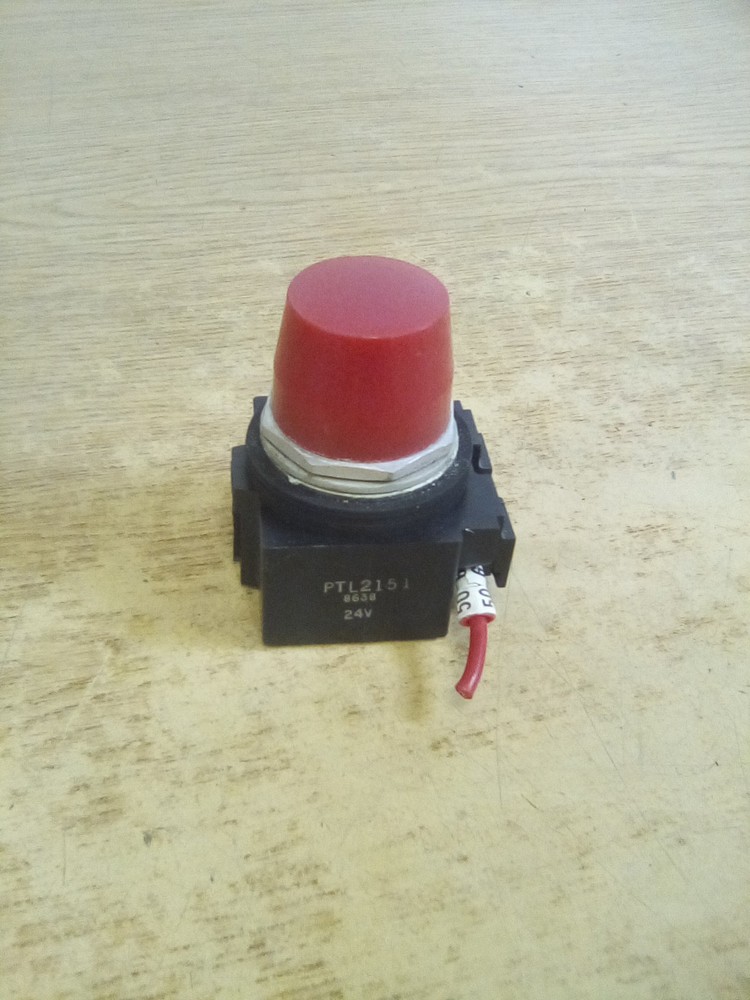 Honeywell Micro Switch PTL2151 Red Indicator Lamp Button