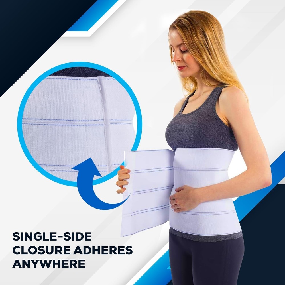 NYOrtho Pediatric Abdominal Binder 6" 2-Panel Post-Surgery Compression Wrap