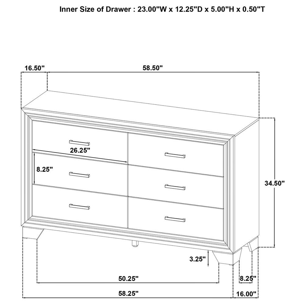 Wright 4-piece Queen Bedroom Set Brown Oak