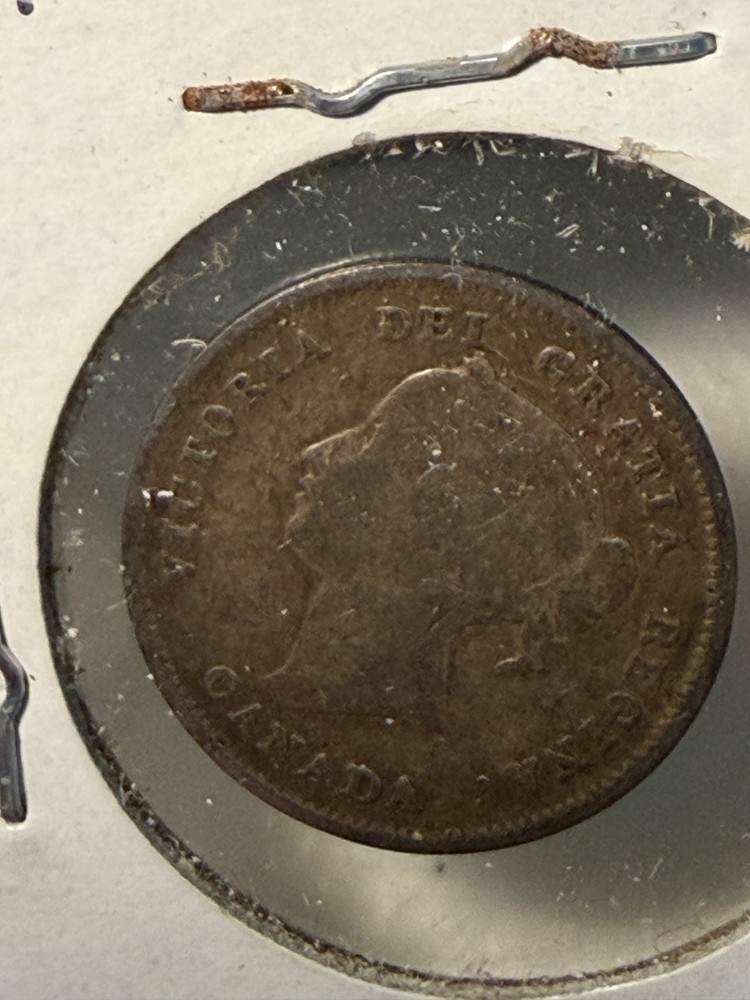 1899 Canadian 5 cent coin