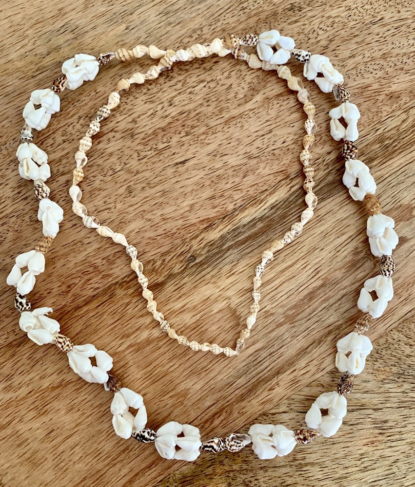 Lucida Design Authentic Real Shell Necklace Hand Crafted Made In Bali Retail $69