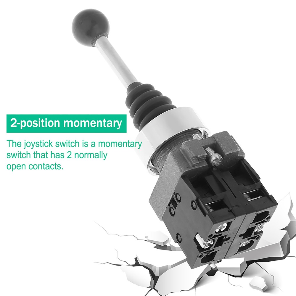 1pc XD2PA22CR 2NO 2-position Spring Return Momentary Stick Joystick Switch♡