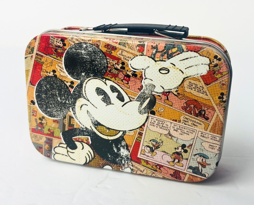 Disney Mickey Mouse Collectible Mini Tin With Handle