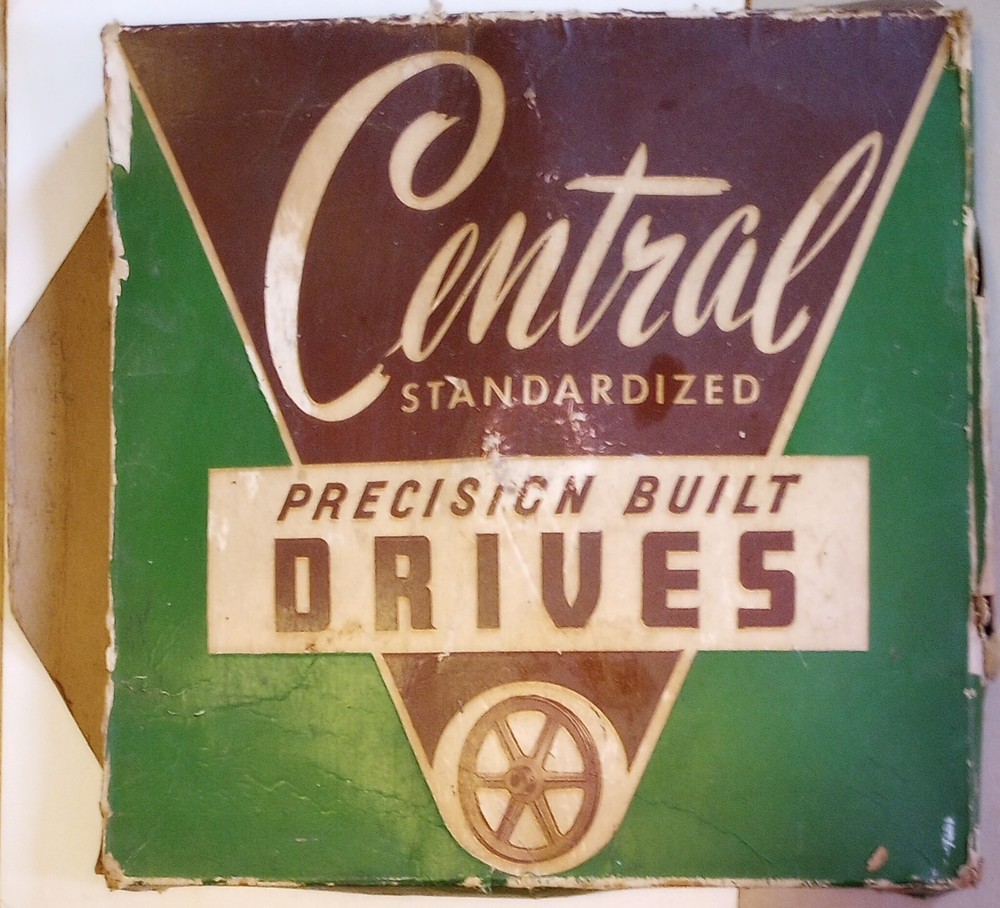Vintage 12" Central Standardized Aluminum Pulley NOS